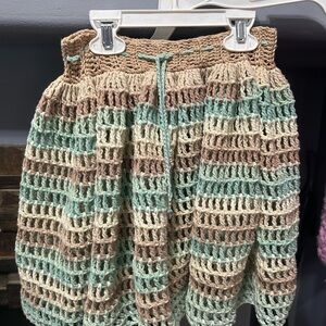 Handcrafted Crochet Skirt - Multicolor